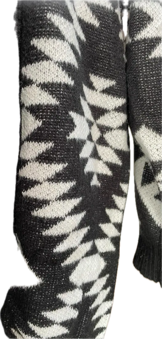 Gilet noir et blanc taille TU, vue 2