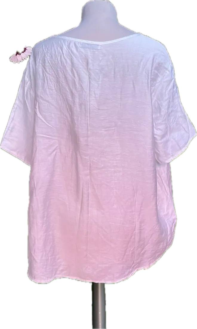 T-shirt à fleur, vue 2