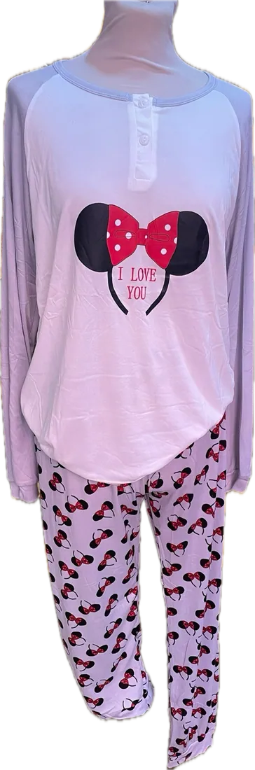 Ensemble pyjama Minnie, vue 3
