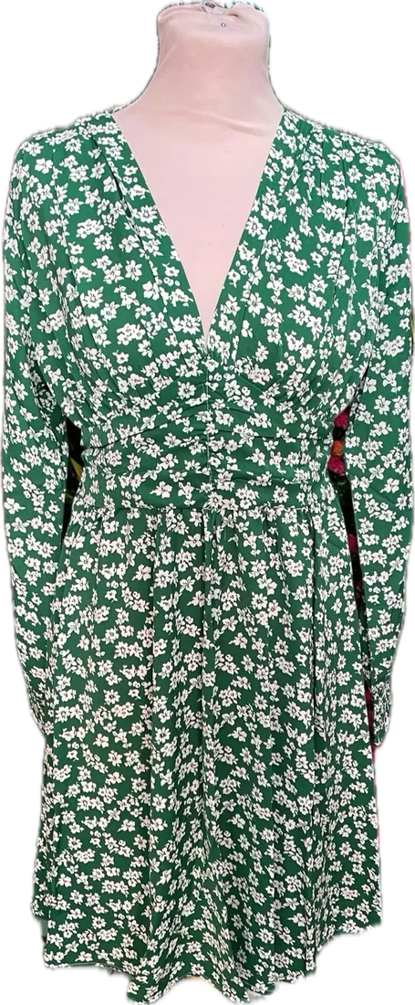 Robe courte fleurie
