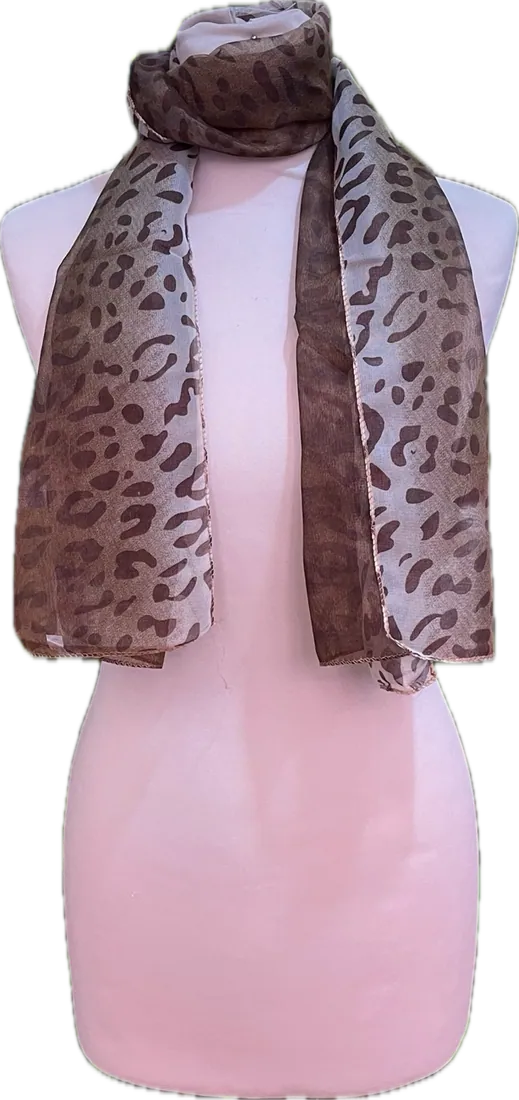Foulard léopard, vue 2