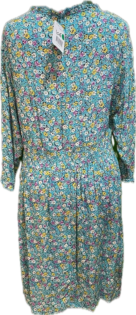 Robe fleurie bleu, vue 2