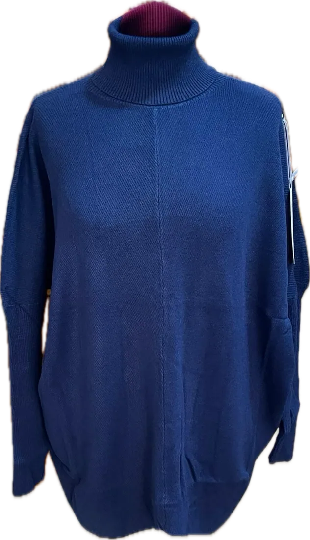 Col roulé oversize