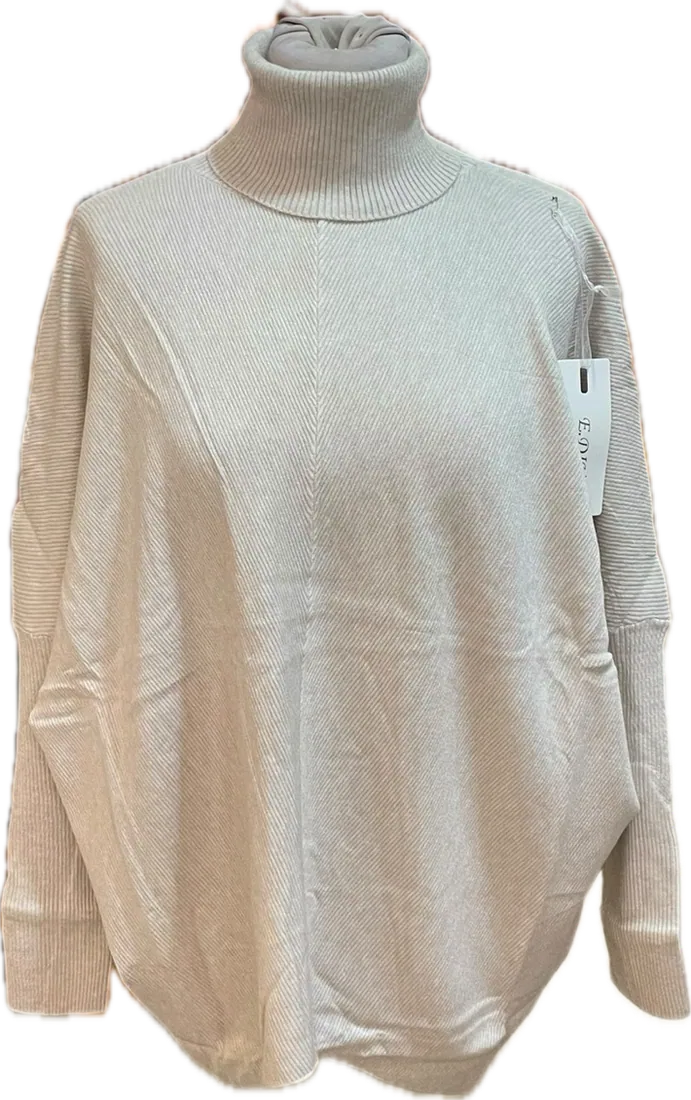 Col roulé oversize