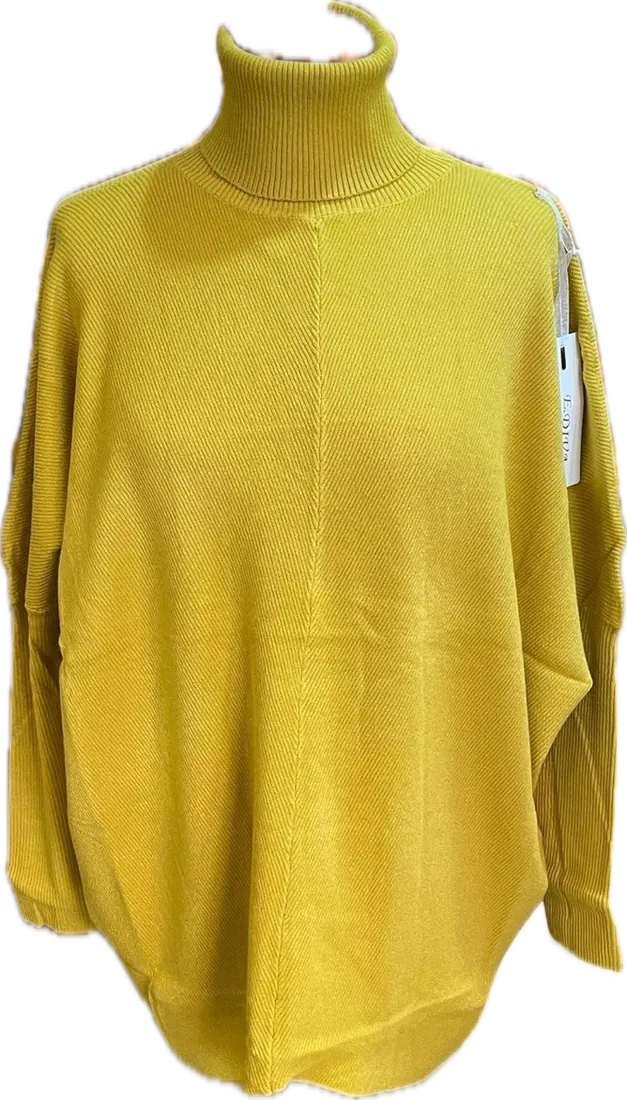 Col roulé oversize