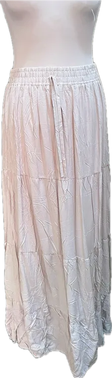 Jupe longue beige