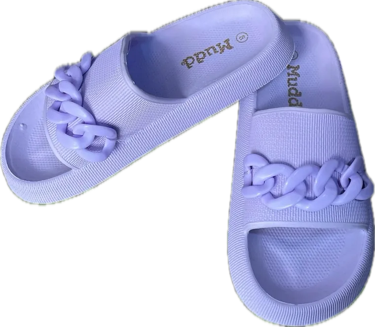 Claquettes violette