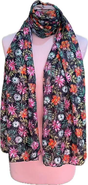 Foulard fleuri