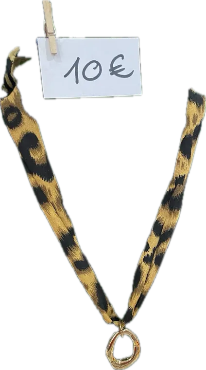 Collier léopard