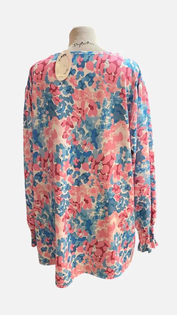 Blouse fleurie, vue 2