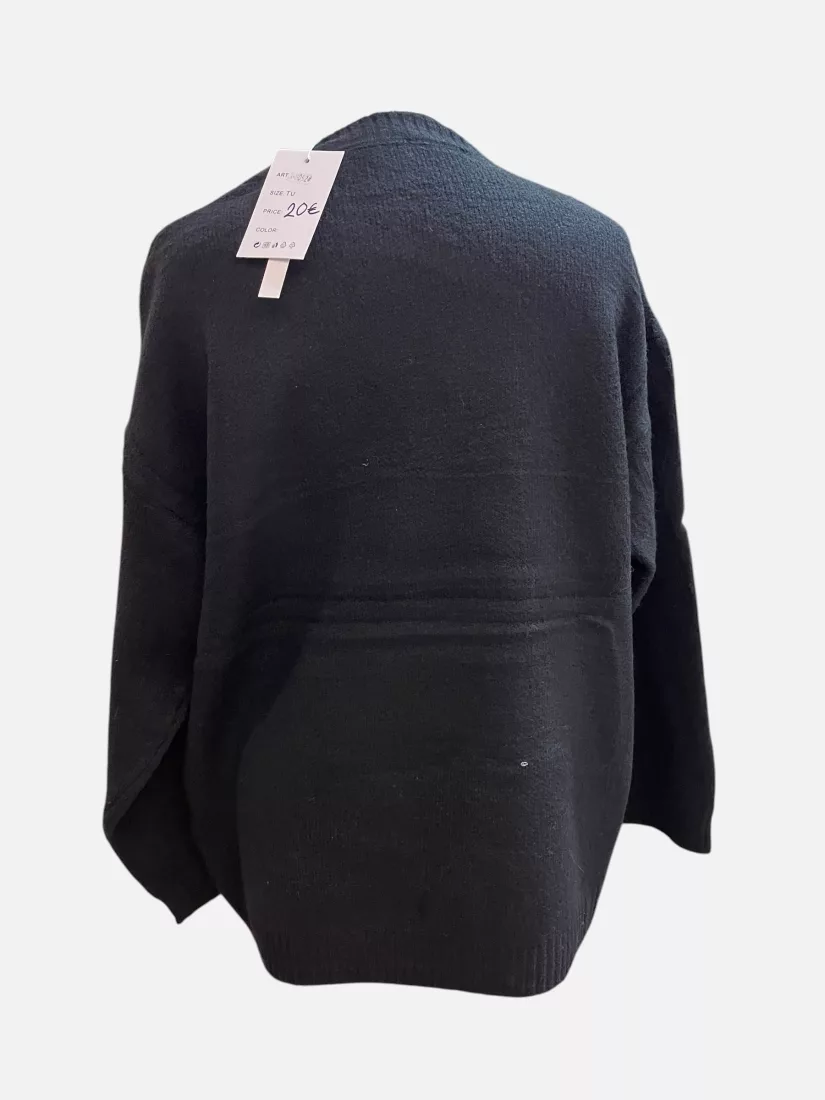 Pull cerise, vue 2